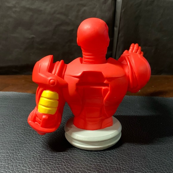 Marvel Iron Man Coin Bank Figure Vintage by Blip Toys Avengers - Picture 3 of 6